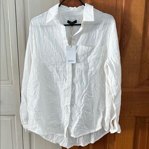 100% Organic Cotton Quince Gauze Button Down Shirt